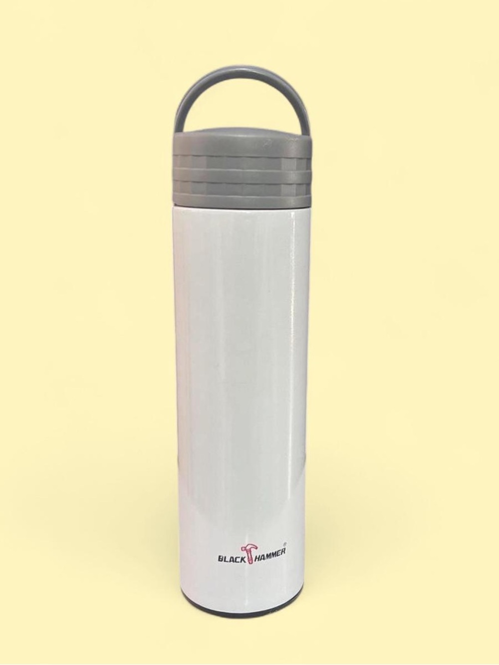 Black Hammer - Travel Tumbler with Gray Lid - Portable Drink Bottle